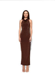 Milana dress in brown