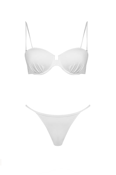 Monica bikini set in white