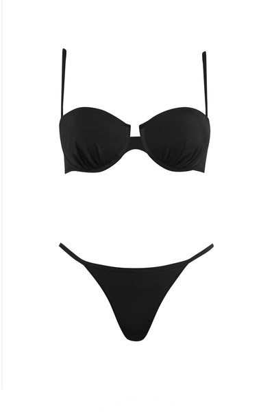 Monica bikini set in black