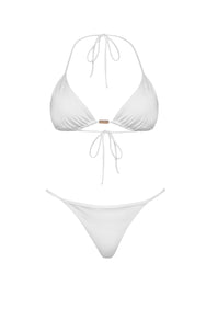 Carla Bikini Set in White