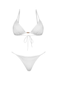 Carla Bikini Set in White