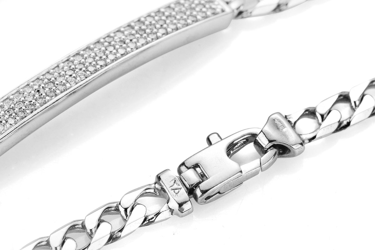 LA Chain Mini Bracelet with Swarovski Zirconia