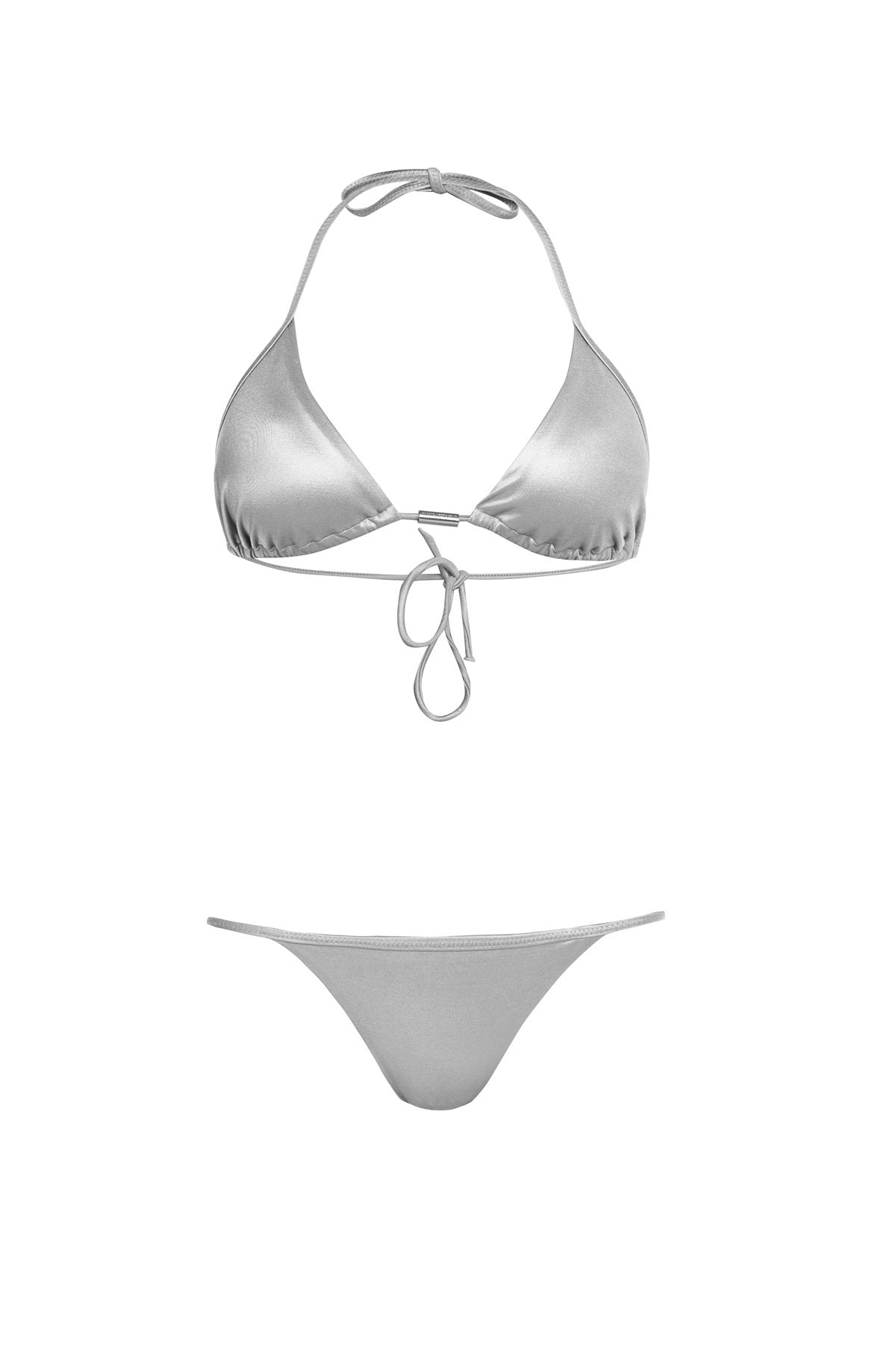 CARLA Bikini Set in Silver Pearl